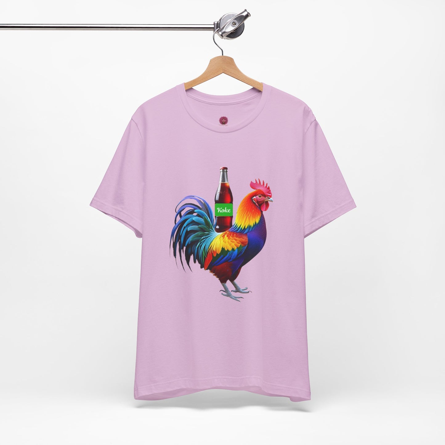 Colorful Koke On The Cock Graphic Unisex Tee-Pride