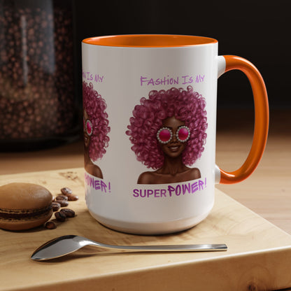 Chic Fashionista Coffee Mug, Empowerment Gift for Her, Stylish Morning Drinkware, Unique Birthday, Trendy Coffee Lover