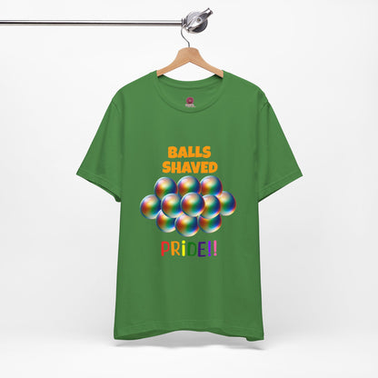Humorous Pride Short Sleeve Tee - Balls Shaved
