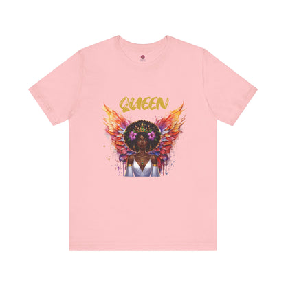 Queen Unisex Short sleeve Jersey Tee - Empowering Graphic Tee for Confident Women