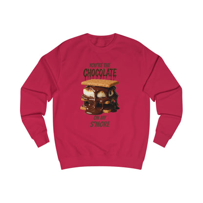 You're the Chocolate On My S'more Unisex Sweatshirt | Gift for Foodies, or Campfire Nights