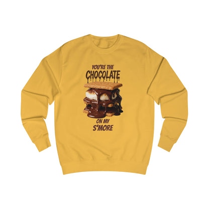 You're the Chocolate On My S'more Unisex Sweatshirt | Gift for Foodies, or Campfire Nights