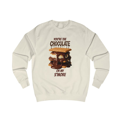 You're the Chocolate On My S'more Unisex Sweatshirt | Gift for Foodies, or Campfire Nights