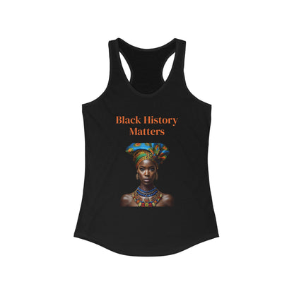 Black History Matters 2 Women's Racerback Tank Top