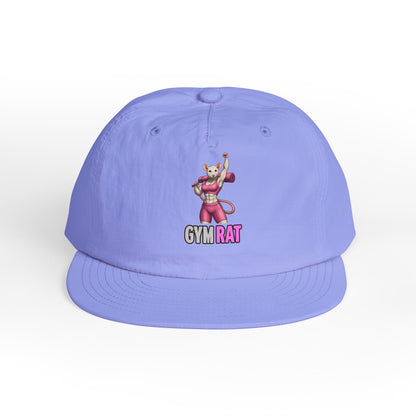 Gym Rat Surf Cap, Fun Baseball Hat, Casual Summer Accessory, Gym Accessory, Active Lifestyle Hat