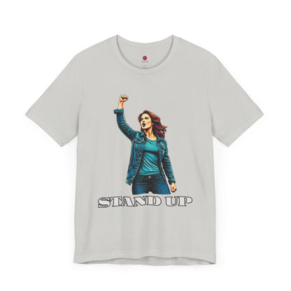 Empowerment Joins Unisex Tee - "Stand Up" & "We Will Stand Behind You" Back & Front
