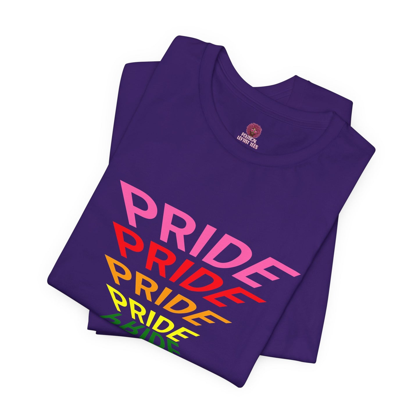 "Pride" Graphic Tee, Unisex Pride Shirt, LGBTQ+ Awareness Top