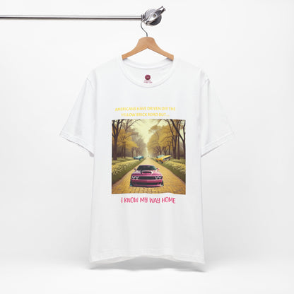 I Know My Way Home Unisex Graphic Tee - Vintage Car Design