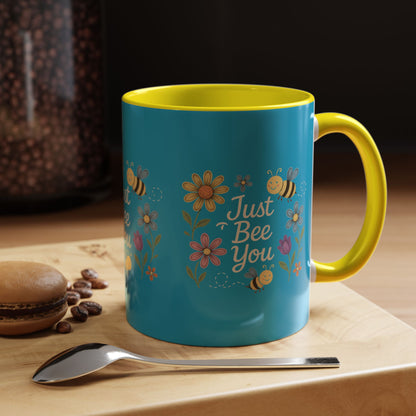 Just Bee You Ceramic Coffee Mug | Inspirational Mug for Tea Lovers, Gift for Friends, Pride Mug