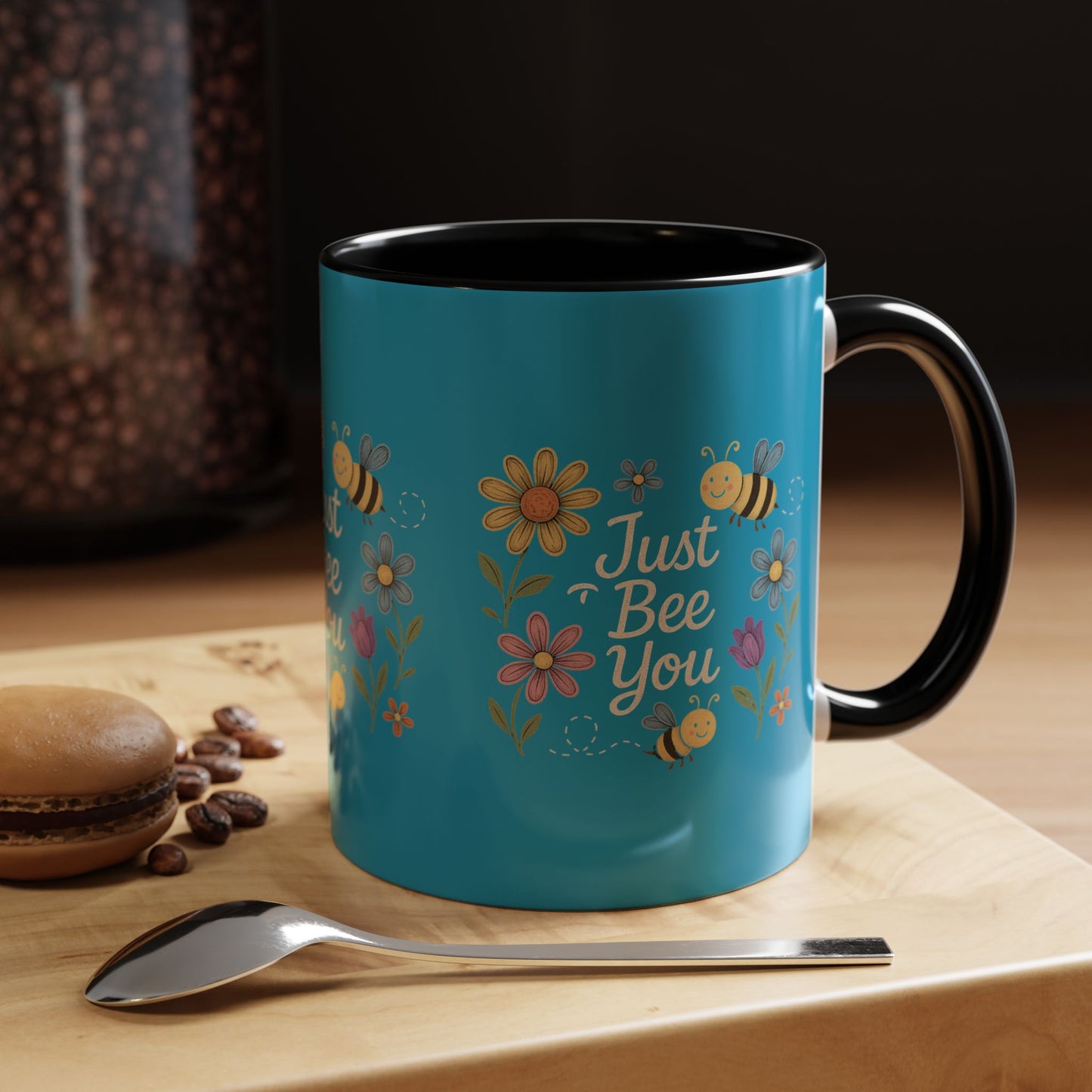 Just Bee You Ceramic Coffee Mug | Inspirational Mug for Tea Lovers, Gift for Friends, Pride Mug