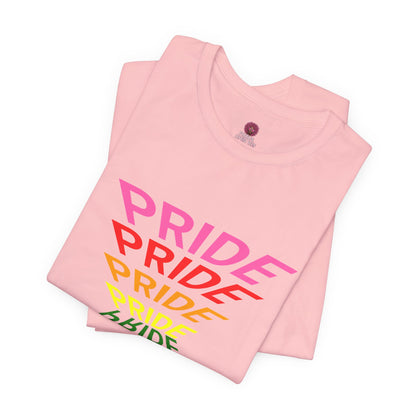 "Pride" Graphic Tee, Unisex Pride Shirt, LGBTQ+ Awareness Top