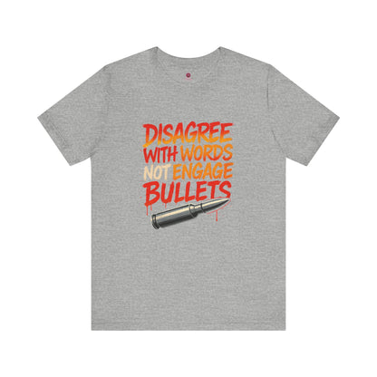 Argumentative Statement Tee - Unisex Jersey Short Sleeve Tee, Graphic T-Shirt, Conflict Resolution Shirt, Debate Apparel, Protest Wear