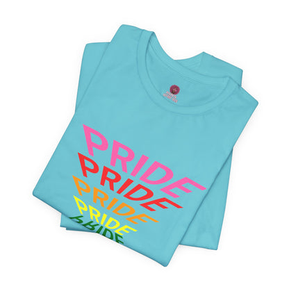 "Pride" Graphic Tee, Unisex Pride Shirt, LGBTQ+ Awareness Top