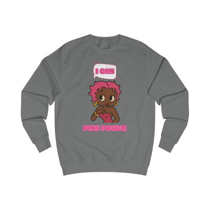 Empowering "I Can" Pink Power Tee, Unisex Graphic Sweatshirt, Fun Casual Wear, Summer Fashion, Feminism Apparel