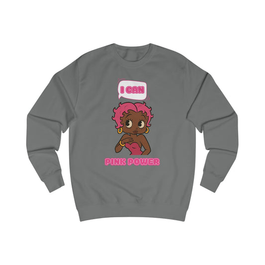Empowering "I Can" Pink Power Tee, Unisex Graphic Sweatshirt, Fun Casual Wear, Summer Fashion, Feminism Apparel
