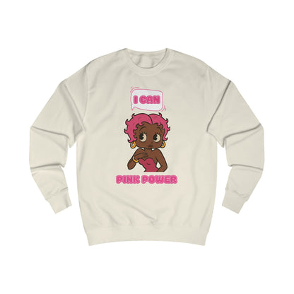 Empowering "I Can" Pink Power Tee, Unisex Graphic Sweatshirt, Fun Casual Wear, Summer Fashion, Feminism Apparel