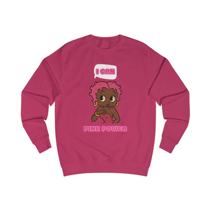 Empowering "I Can" Pink Power Tee, Unisex Graphic Sweatshirt, Fun Casual Wear, Summer Fashion, Feminism Apparel