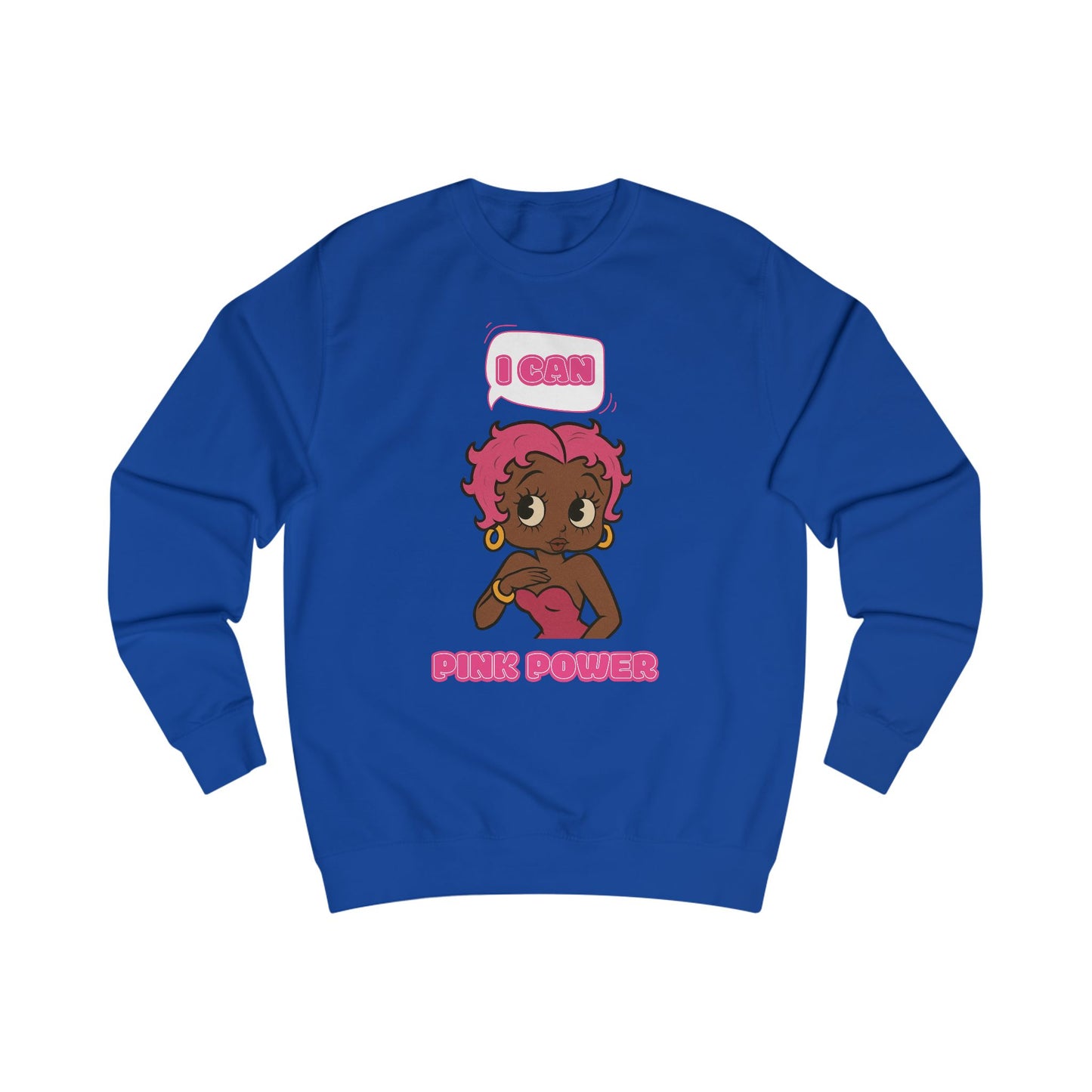 Empowering "I Can" Pink Power Tee, Unisex Graphic Sweatshirt, Fun Casual Wear, Summer Fashion, Feminism Apparel