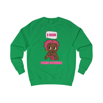 Empowering "I Can" Pink Power Tee, Unisex Graphic Sweatshirt, Fun Casual Wear, Summer Fashion, Feminism Apparel