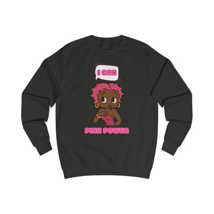 Empowering "I Can" Pink Power Tee, Unisex Graphic Sweatshirt, Fun Casual Wear, Summer Fashion, Feminism Apparel