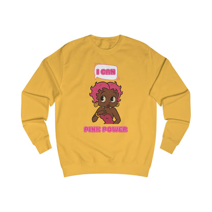 Empowering "I Can" Pink Power Tee, Unisex Graphic Sweatshirt, Fun Casual Wear, Summer Fashion, Feminism Apparel