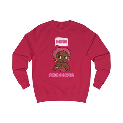 Empowering "I Can" Pink Power Tee, Unisex Graphic Sweatshirt, Fun Casual Wear, Summer Fashion, Feminism Apparel