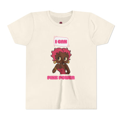 Empowering Youth Tee - "I Can" Pink Power Graphic Tee, Kids Inspirational Shirt, Motivational T-Shirt, Girls Fashion, Positive [...]