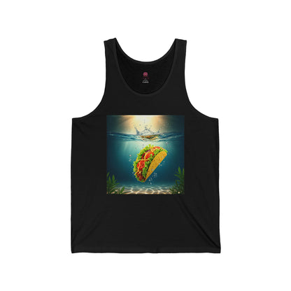 Taco Underwater Design - Opposition Graphic  Unisex Tank Top