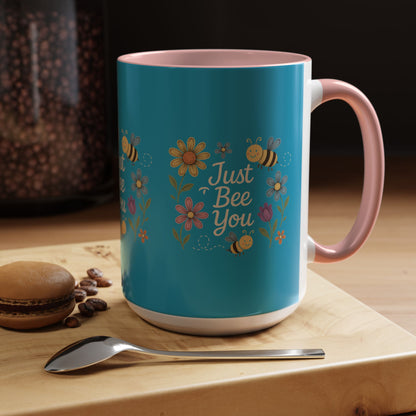 Just Bee You Ceramic Coffee Mug | Inspirational Mug for Tea Lovers, Gift for Friends, Pride Mug