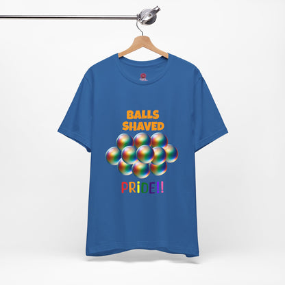 Humorous Pride Short Sleeve Tee - Balls Shaved