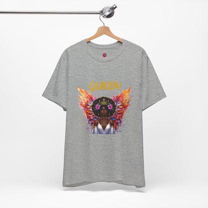 Queen Unisex Short sleeve Jersey Tee - Empowering Graphic Tee for Confident Women