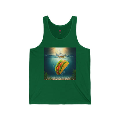 Taco Underwater Design - Opposition Graphic  Unisex Tank Top