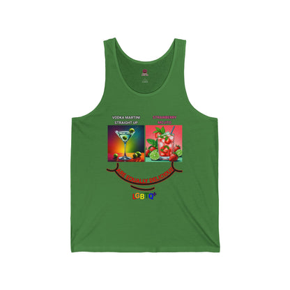 LGBTQ+ All Equally Delicious Cocktails Short Sleeve Tee - Fun Pride Tank Top for Celebrations