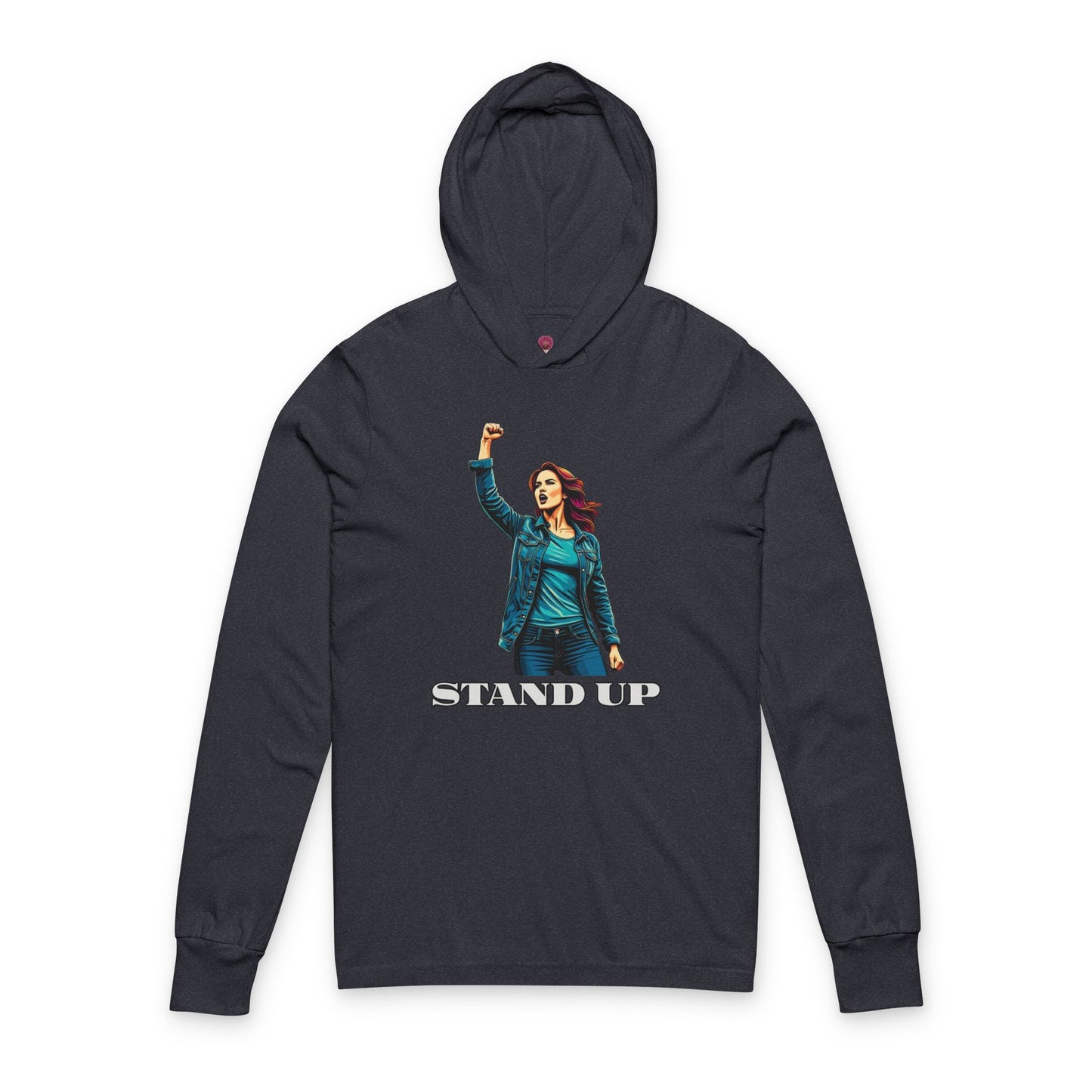 Empowerment Joins Unisex Long Sleeve Hoodrd  Tee - "Stand Up" & "We Will Stand Behind You"
