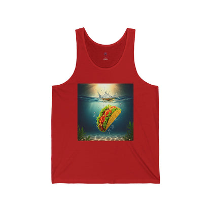 Taco Underwater Design - Opposition Graphic  Unisex Tank Top
