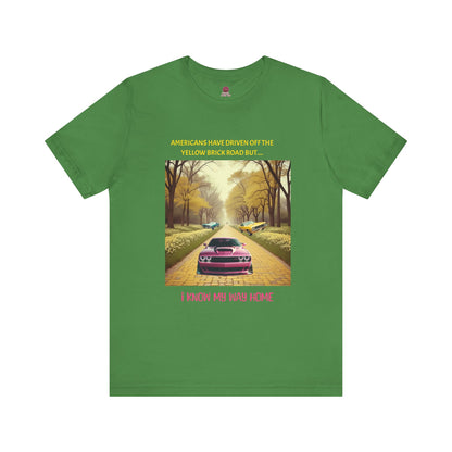I Know My Way Home Unisex Graphic Tee - Vintage Car Design