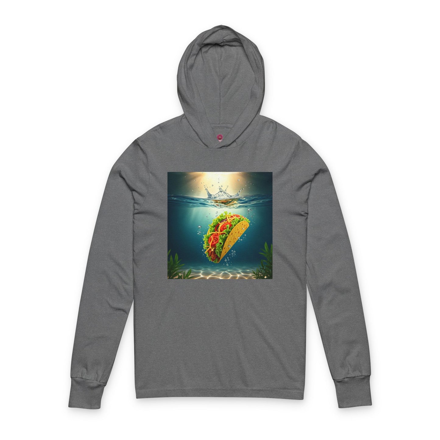 Taco Underwater Design - Unisex Opposition Graphic Long Sleeve Hooded Tee