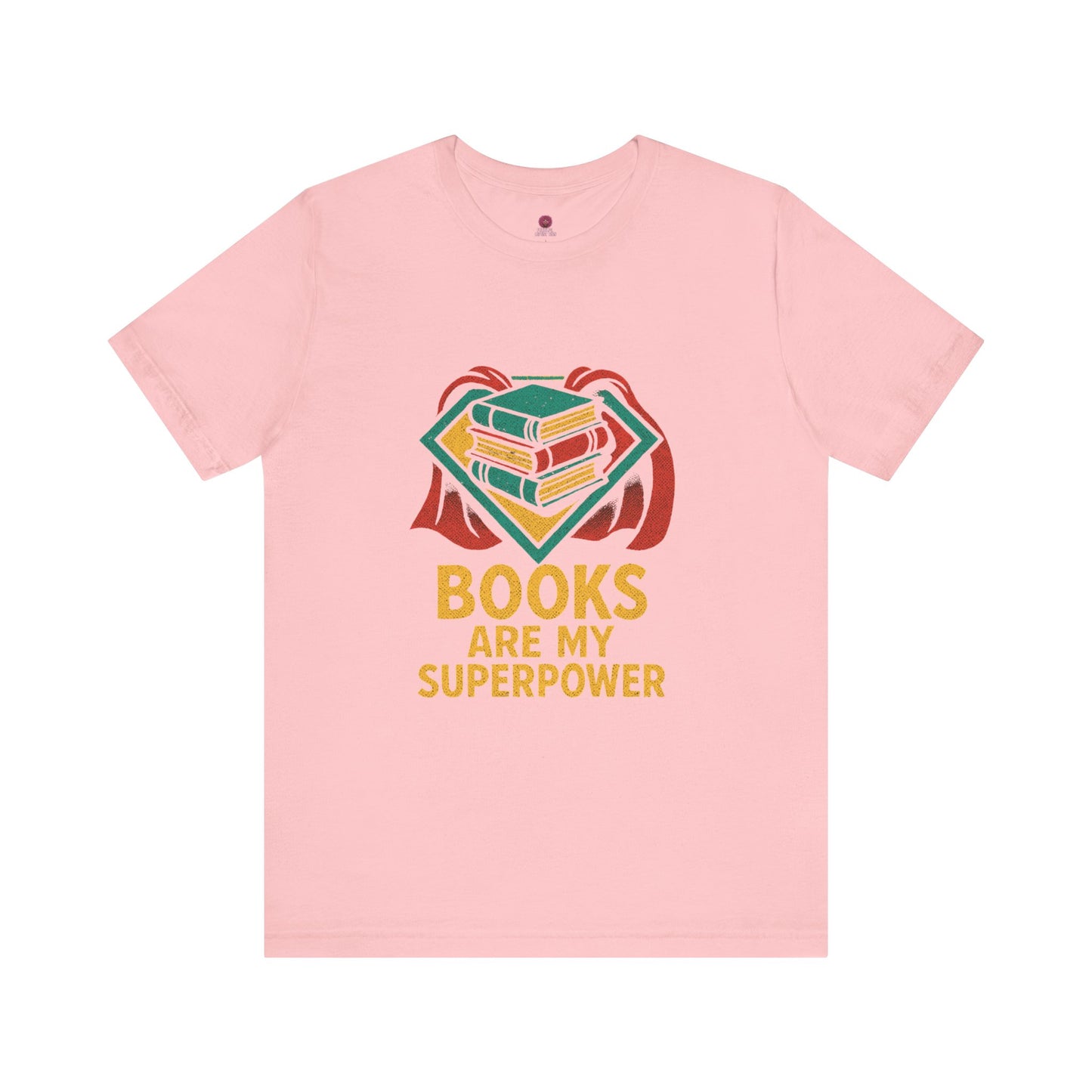Superpower Book Lover Tee, Unisex T-Shirt for Readers, Gifts for Bookworms, Teachers, Reading Enthusiast