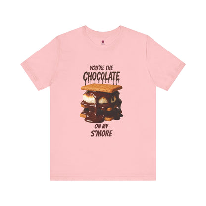 You're the Chocolate On My S'more Unisex Tee |Gift for Foodies, or Campfire Nights