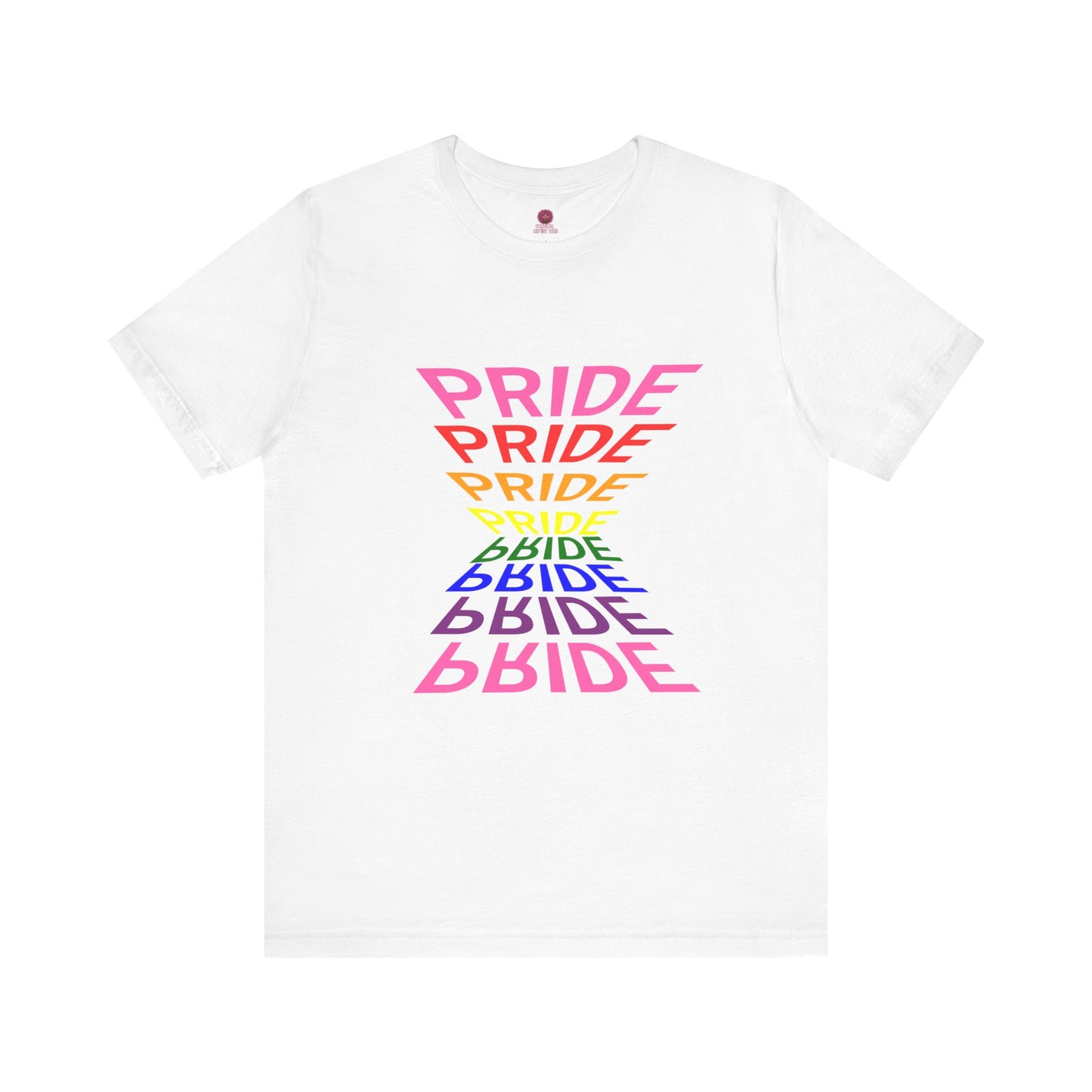 "Pride" Graphic Tee, Unisex Pride Shirt, LGBTQ+ Awareness Top