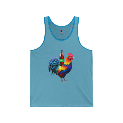 Colorful Koke On The Cock Graphic Unisex Tank Top-Pride