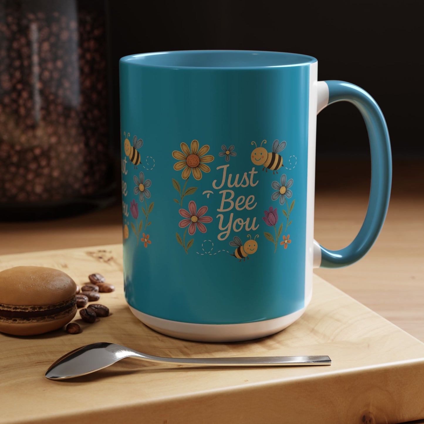 Just Bee You Ceramic Coffee Mug | Inspirational Mug for Tea Lovers, Gift for Friends, Pride Mug