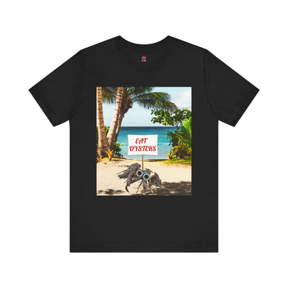 Eat Oysters Graphic Tee — Retro Seafood Vintage Shellfish T-Shirt